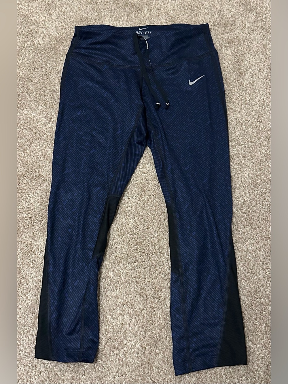 Nike Navy Blue Dri-FIT Performance Leggings
